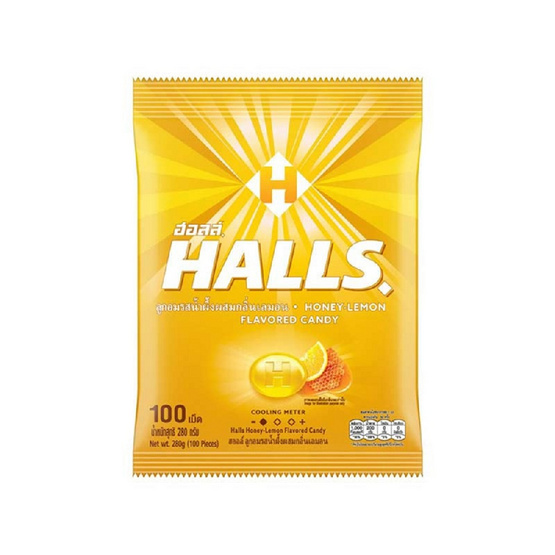 สั่งจอง ฮอลล์ ลูกอมรสน้ำผึ้งผสมเลมอน (100เม็ด) 280 กรัม