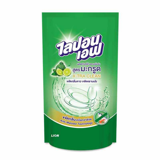 ไลปอนเอฟ น้ำยาล้างจาน สูตรมะกรูด 500 มล. (แพ็ก 3 ชิ้น)