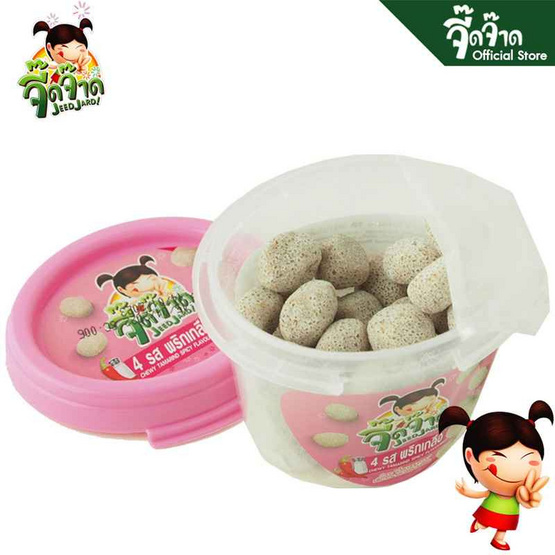 จี๊ดจ๊าด มะขาม 4 รสพริกเกลือ 50 กรัม (แพ็ก 6 ชิ้น)