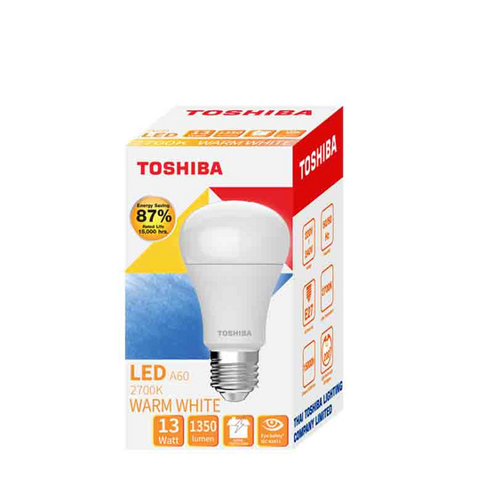 Toshiba หลอด LED Bulb G7 13W วอร์มไวท์ E27