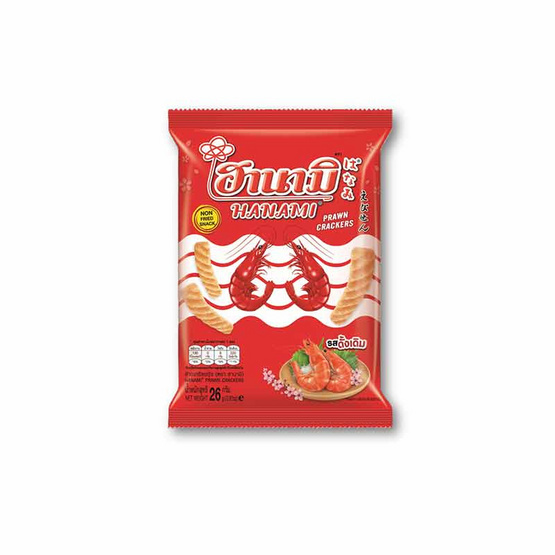 ฮานามิ ข้าวเกรียบกุ้ง รสดั้งเดิม 26 กรัม