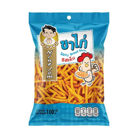 นายจอม ขาไก่รส Salty 100 กรัม นายจอม ขาไก่รส Salty 100 กรัม