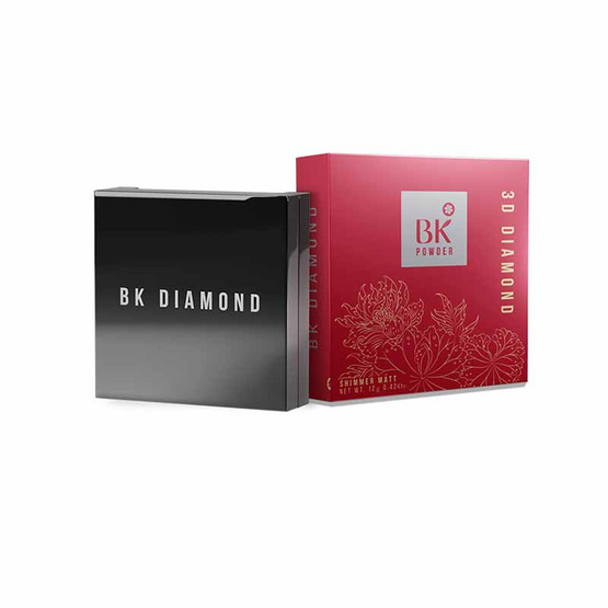 BK Acne แป้งผสมรองพื้น Shimmer Matt 3D Diamond 12 g