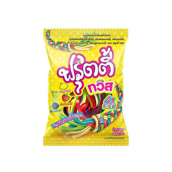 ฟรุตตี้ทวิส กัมมี่กลิ่นทุตตี้ฟรุตตี้ 30 กรัม