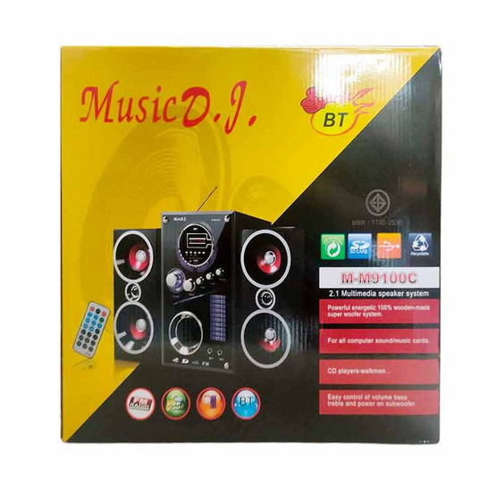 MUSIC D.J. ลำโพงบลูทูธ M9100C