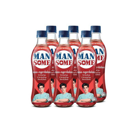 แมนซั่ม แอลกลูตาไธโอน 430 มล. (แพ็ก 6 ขวด)