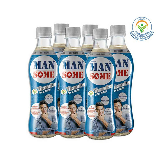 แมนซั่ม คอลลาเจน สูตรน้ำตาลน้อย 450 มล. (แพ็ก 6 ขวด) แมนซั่ม คอลลาเจน สูตรน้ำตาลน้อย 450 มล. (แพ็ก 6 ขวด)
