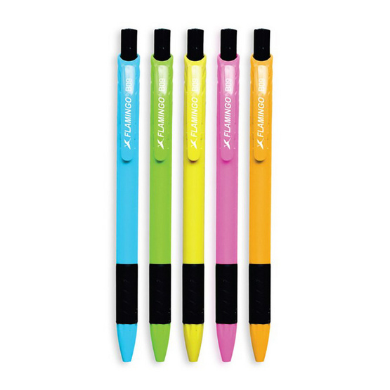 Flamingo ปากกาลูกลื่น D-Pen รุ่น B09 หมึกน้ำเงิน 0.5 มม. (แพ็ก 50 ด้าม) Flamingo ปากกาลูกลื่น D-Pen รุ่น B09 หมึกน้ำเงิน 0.5 มม. (แพ็ก 50 ด้าม)