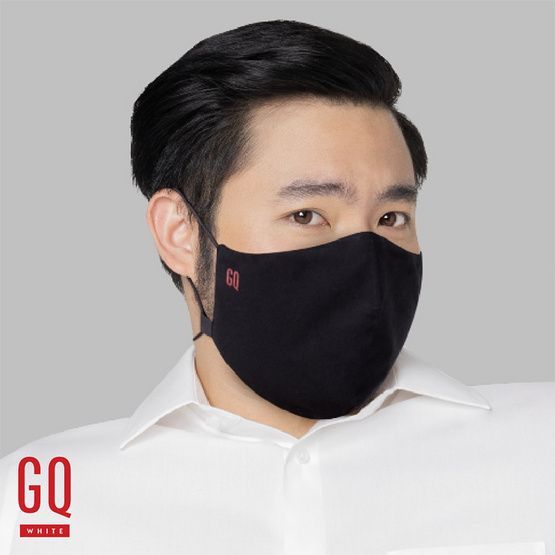 GQWhite หน้ากากผ้ากันน้ำ สีดำ ไซส์หมี XXL