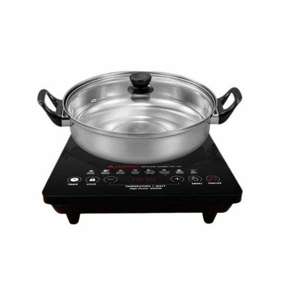 Hanabishi เตาแม่เหล็กไฟฟ้า รุ่น IN-005 (แถมฟรีหม้อสแตนเลส)