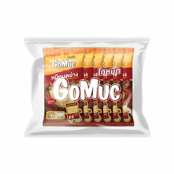 โกหมึก หมึกบดย่าง 10 กรัม (แพ็ก 6 ชิ้น)