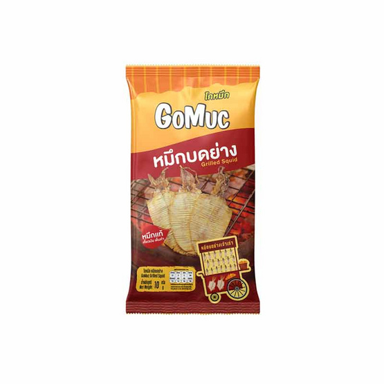 โกหมึก หมึกบดย่าง 10 กรัม (แพ็ก 6 ชิ้น)