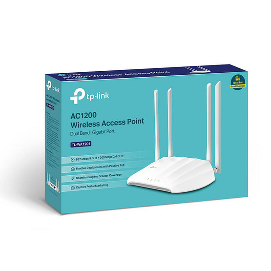 TP-Link อุปกรณ์กระจายสัญญาณ TL-WA1201 AC1200 Wireless Access Point