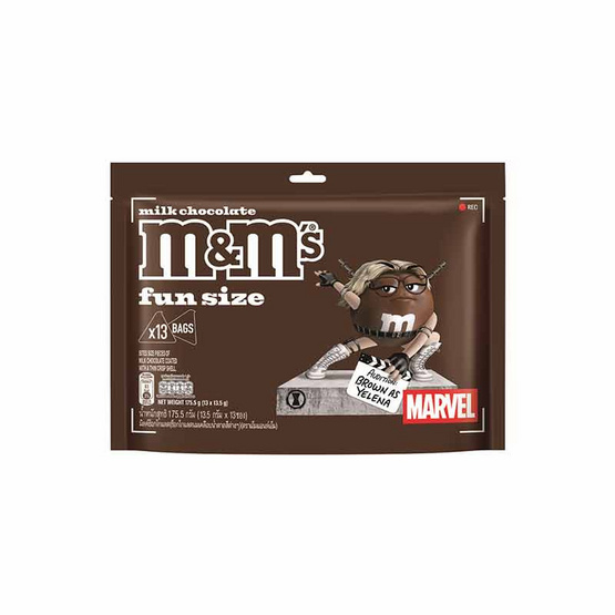 เอ็ม&เอ็ม มิลค์ฟันไซส์ ช็อกโกแลต 175.5 กรัม