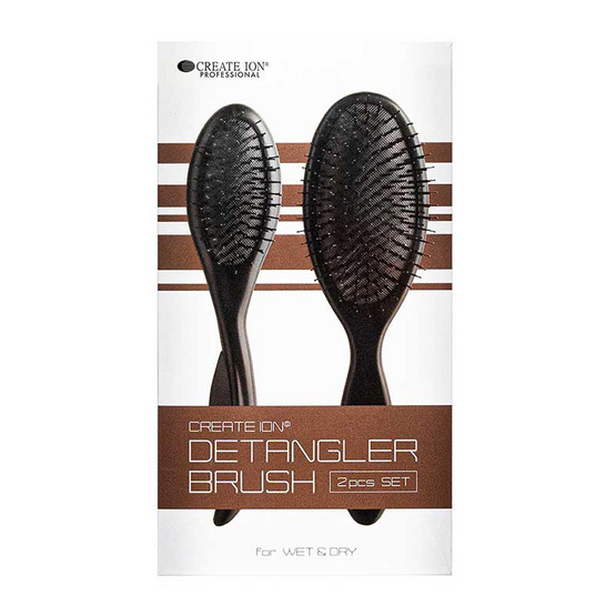 Create ion เซ็ทแปรงสางผม Detangler Brush Set