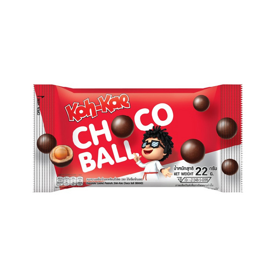โก๋แก่ ช็อกโกบอล 22 กรัม (แพ็ก 12 ชิ้น)