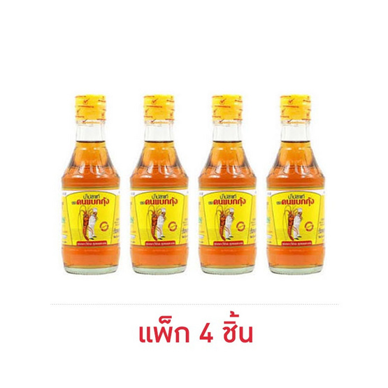คนแบกกุ้ง น้ำปลาแท้ 200 มิลลิลิตร (แพ็ก 4 ชิ้น)