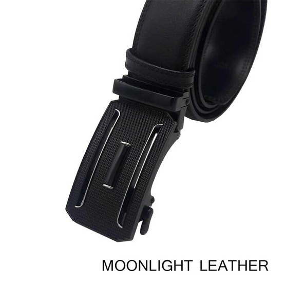 MOONLIGHT เข็มขัดหนังวัวแท้ MOONLIGHT สำหรับผู้ชาย แบบ Auto Locking Exclusive-3