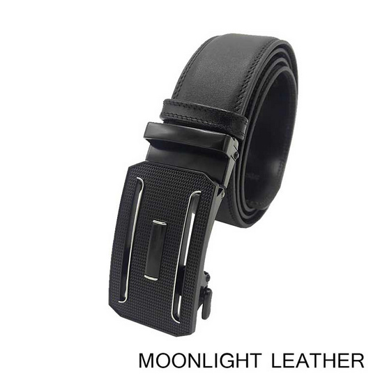 MOONLIGHT เข็มขัดหนังวัวแท้ MOONLIGHT สำหรับผู้ชาย แบบ Auto Locking Exclusive-3