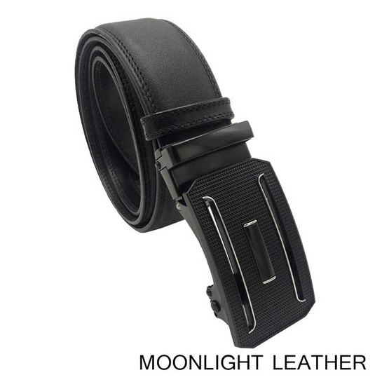 MOONLIGHT เข็มขัดหนังวัวแท้ MOONLIGHT สำหรับผู้ชาย แบบ Auto Locking Exclusive-3