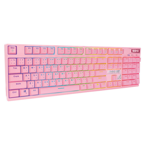 SIGNO E-Sport คีย์บอร์ดเกม PINKKER KB-741P