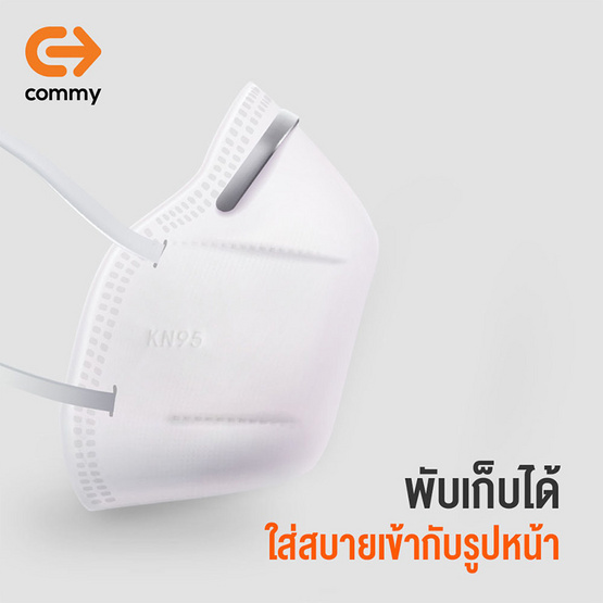 Commy หน้ากากกันฝุ่น KN95