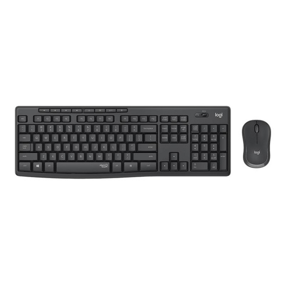 Logitech ชุดเม้าส์ คีย์บอร์ดไร้สาย MK295 Silent Logitech