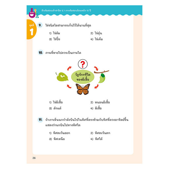 หนังสือ ติวเข้มเตรียมสอบเข้าสาธิต ป.1 เจาะข้อสอบย้อนหลัง 15 ปี วิทยาศาสตร์ ความรู้รอบตัว