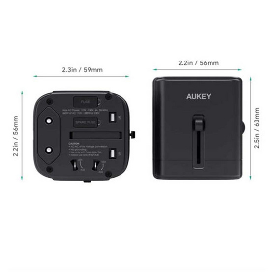 Aukey หัวชาร์จ รุ่น PA-TA01