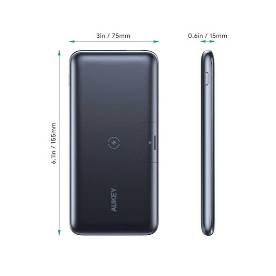 Aukey Power Bank 10,000 mAh รุ่น PB-WL02