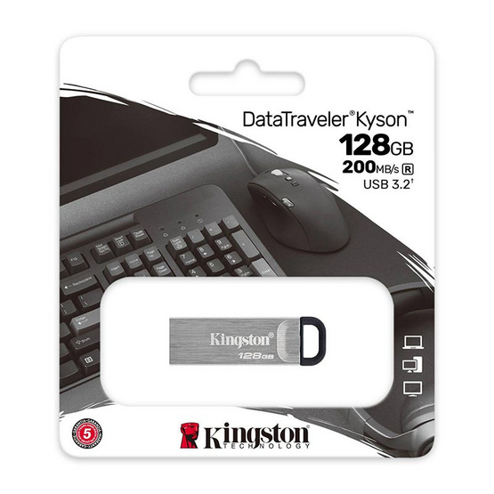 Kingston แฟลชไดร์ฟ DataTraveler Kyson 128GB