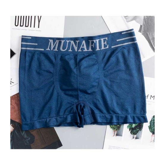 Munafie กางเกงในผู้ชาย Boxer แพ็ก 3 ชิ้น คละสี