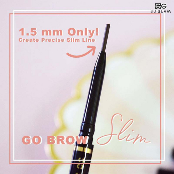 So Glam ดินสอเขียนคิ้ว Go Brow Slim Slim Eyebrow Pencil