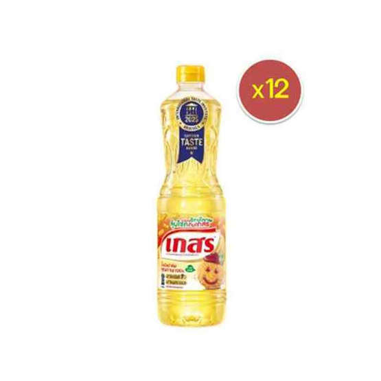 เกสร น้ำมันปาล์ม 1 ลิตร (ยกลัง 12 ขวด)