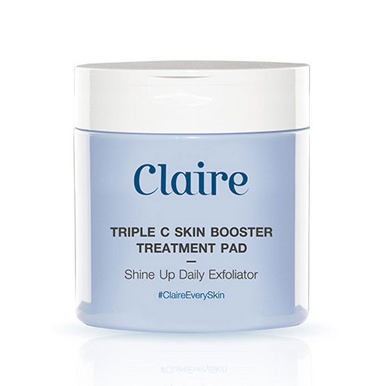 Claire ซีรั่มแผ่น Triple C Skin Booster Treatment Pad 120 มล. (60 แผ่น)