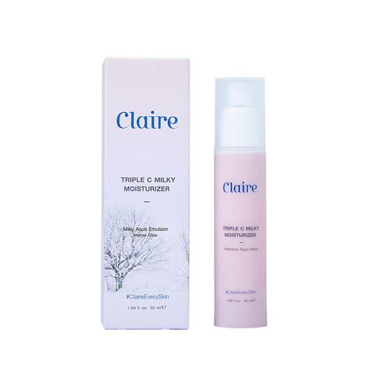 Claire โลชั่น Triple C Milky Moisturizer 50 มล.