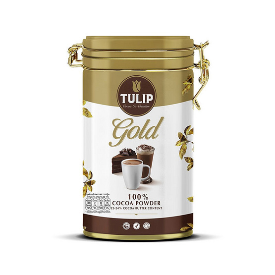 ทิวลิปโกลด์ เครื่องดื่มโกโก้ชนิดไขมันโกโก้ 22-24% 380 กรัม
