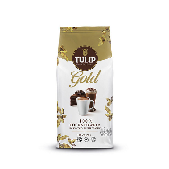 ทิวลิปโกลด์ เครื่องดื่มโกโก้ชนิดไขมันโกโก้ 22-24% 475 กรัม