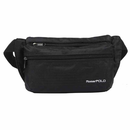 Romar Polo กระเป๋าคาดอก คาดเอว สะพายไหล่ สีดำ/ทหารเทาอ่อน Romar Polo กระเป๋าคาดอก คาดเอว สะพายไหล่ สีดำ/ทหารเทาอ่อน