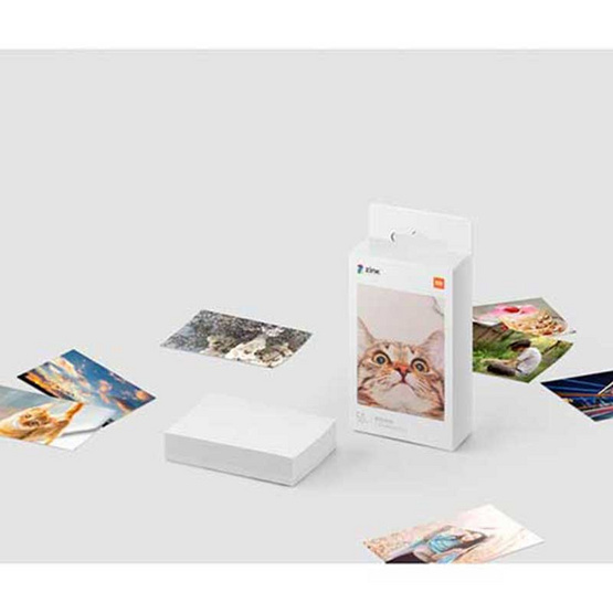 Xiaomi Mi กระดาษพิมพ์ภาพ Portable Photo Printer Paper 20 แผ่น