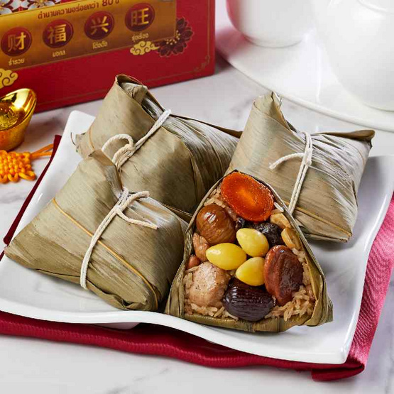 แชมป์บ๊ะจ่างมงคลรสดั้งเดิม 1 กล่อง (4 ลูก 1000 g.)