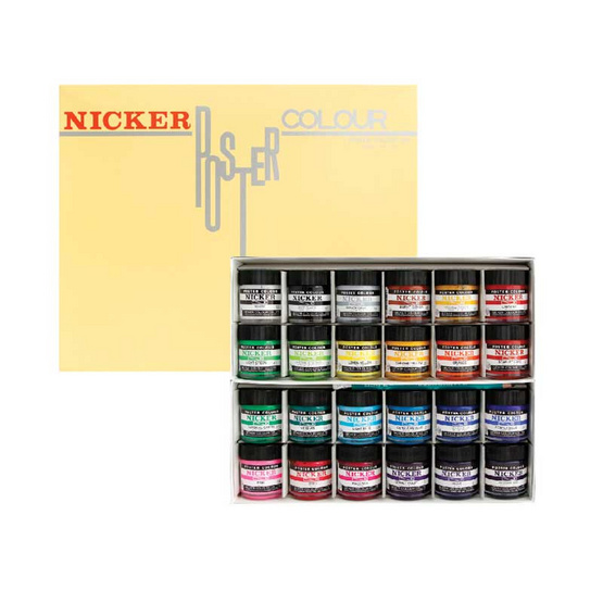 NICKER สีโปสเตอร์ 24 สี 40 มล.