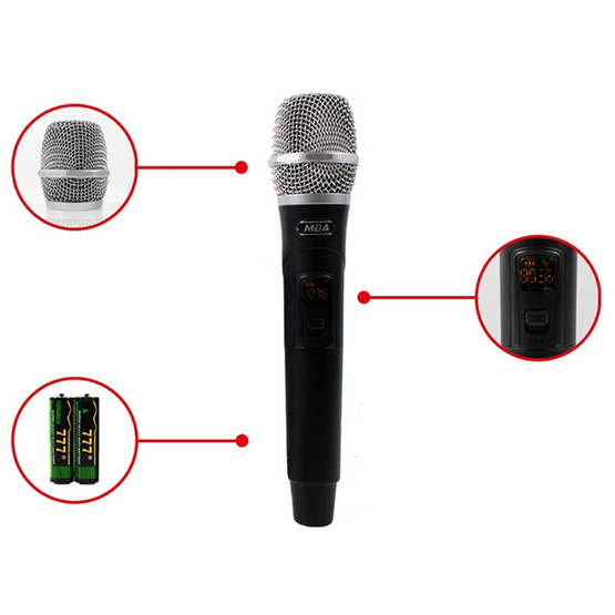 MBA ไมโครโฟนไร้สาย รุ่น MB-370