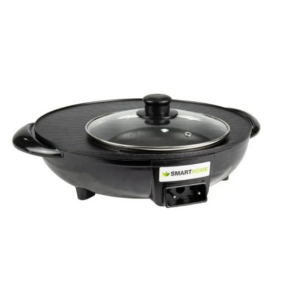 SMARTHOME เตาปิ้งย่างอเนกประสงค์พร้อมหม้อสุกี้ รุ่น SM-EG1302