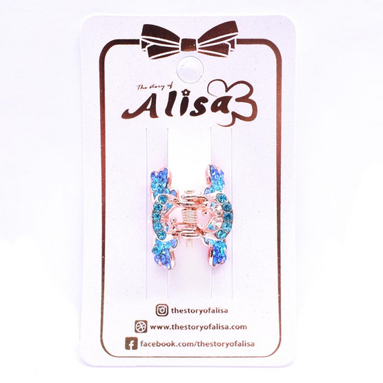 Alisa กิ๊บติดผมดีไซน์ HAIR CLIP DESIGN (ผีเสื้อ) A4