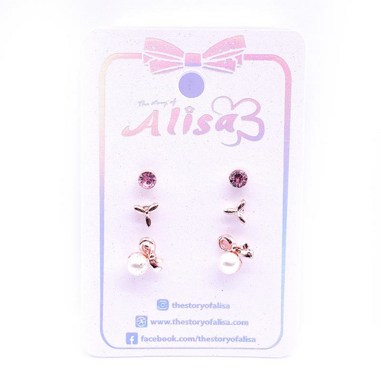 Alisa ต่างหูแฟชั่น EARRING FASHION B2