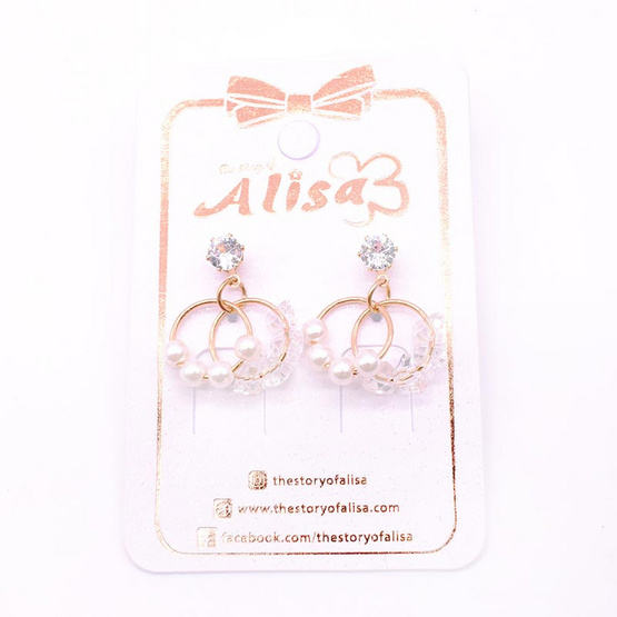 Alisa ต่างหูลักซ์ชัวรี่ EARRING LUXURY B1