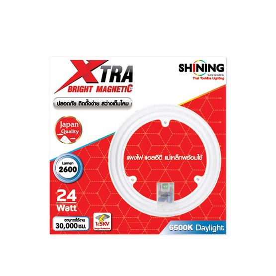 Toshiba SHINING แผงไฟ LED Magnetic 24W