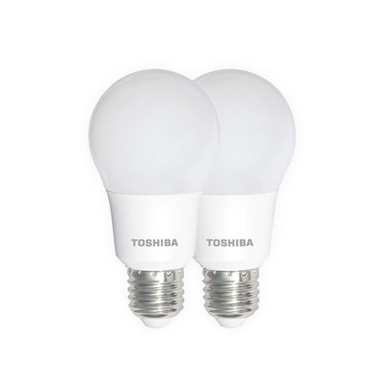 Toshiba หลอดไฟ LED A-Bulb 8W DL แพ็กคู่