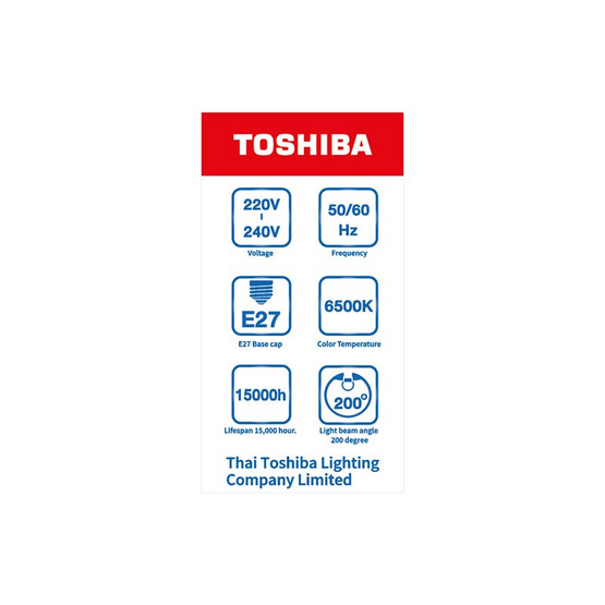 Toshiba หลอดไฟ LED A-Bulb 10.5W DL แพ็กคู่